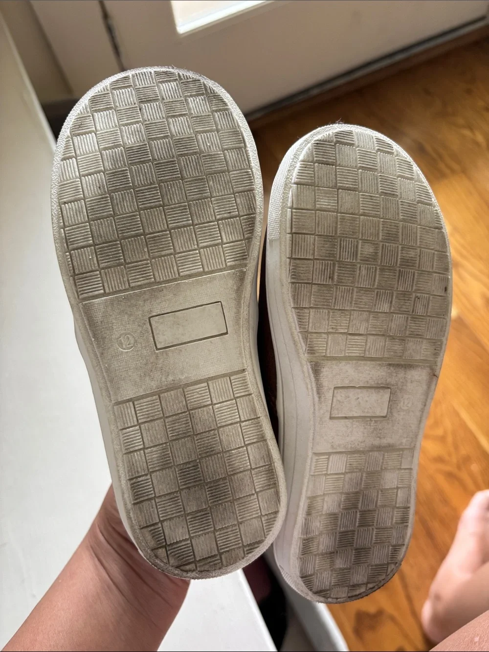 Carters Brown Slip-On Sneakers with White Soles - 12